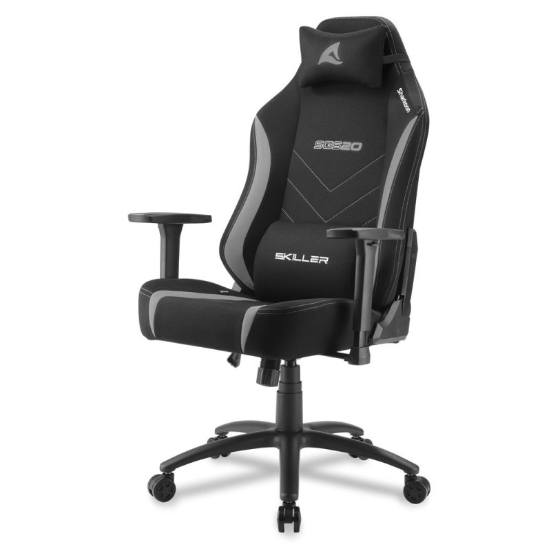 SHARKOON SKILLER SGS20 FAB BLACK/GREY (In Tessuto) - immagine 2