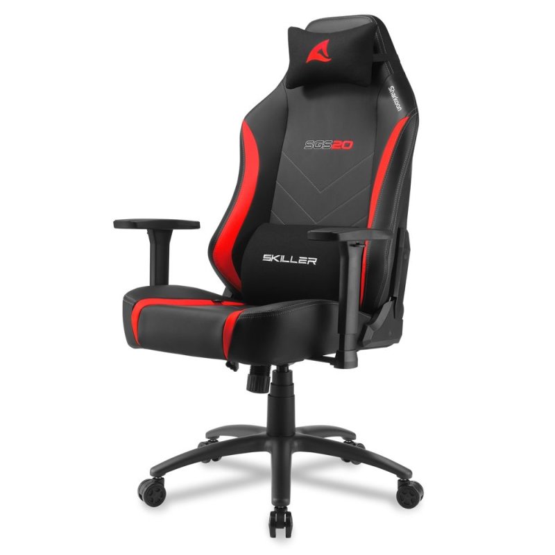 Sharkoon SKILLER SGS20 BLACK/RED (In Pelle Sintetica) - immagine 4