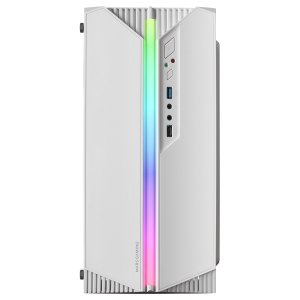 MARSGAMING CASE MICRO-ATX MC-S1 WHITE ARGB