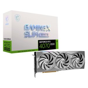 VGA MSI GEFORCE RTX 4070 SUPER 12G GAMING X SLIM WHITE